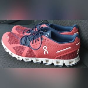 On Cloud Swiss Engineering coral/Pacific Women's running shoes size W8